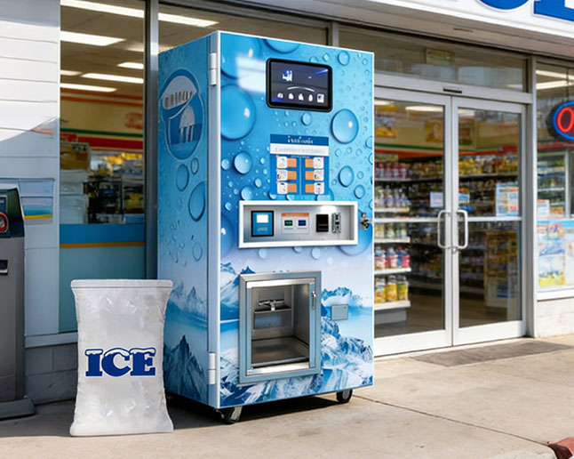 Ice vending machine